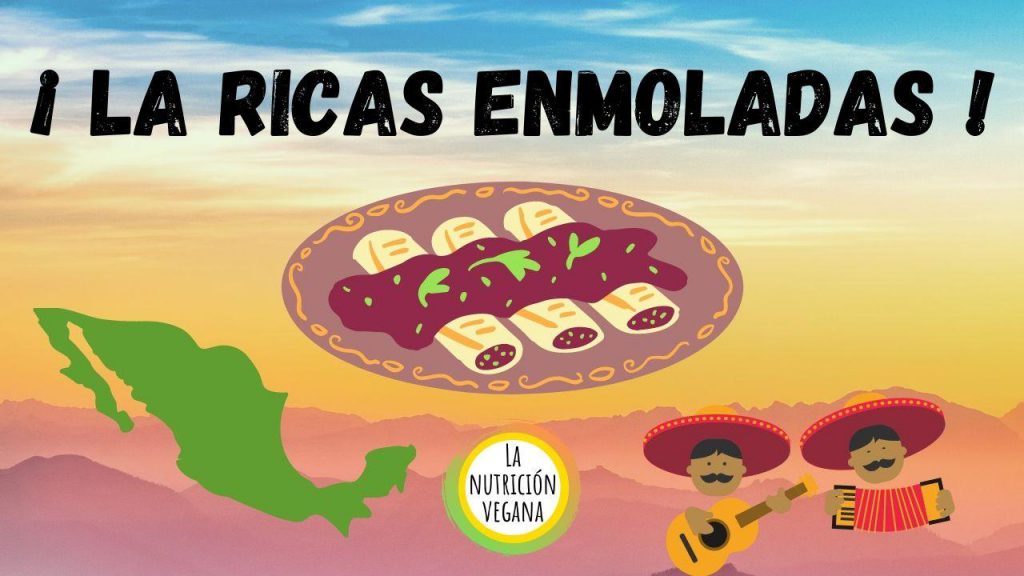 las enmoladas- comida mexicana vegana, animacion